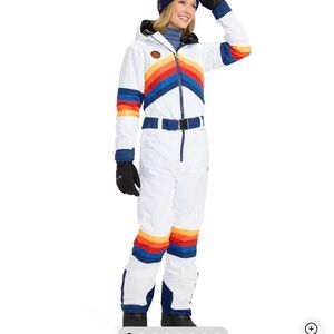 Tipsy Elves Color Pop white snowsuit